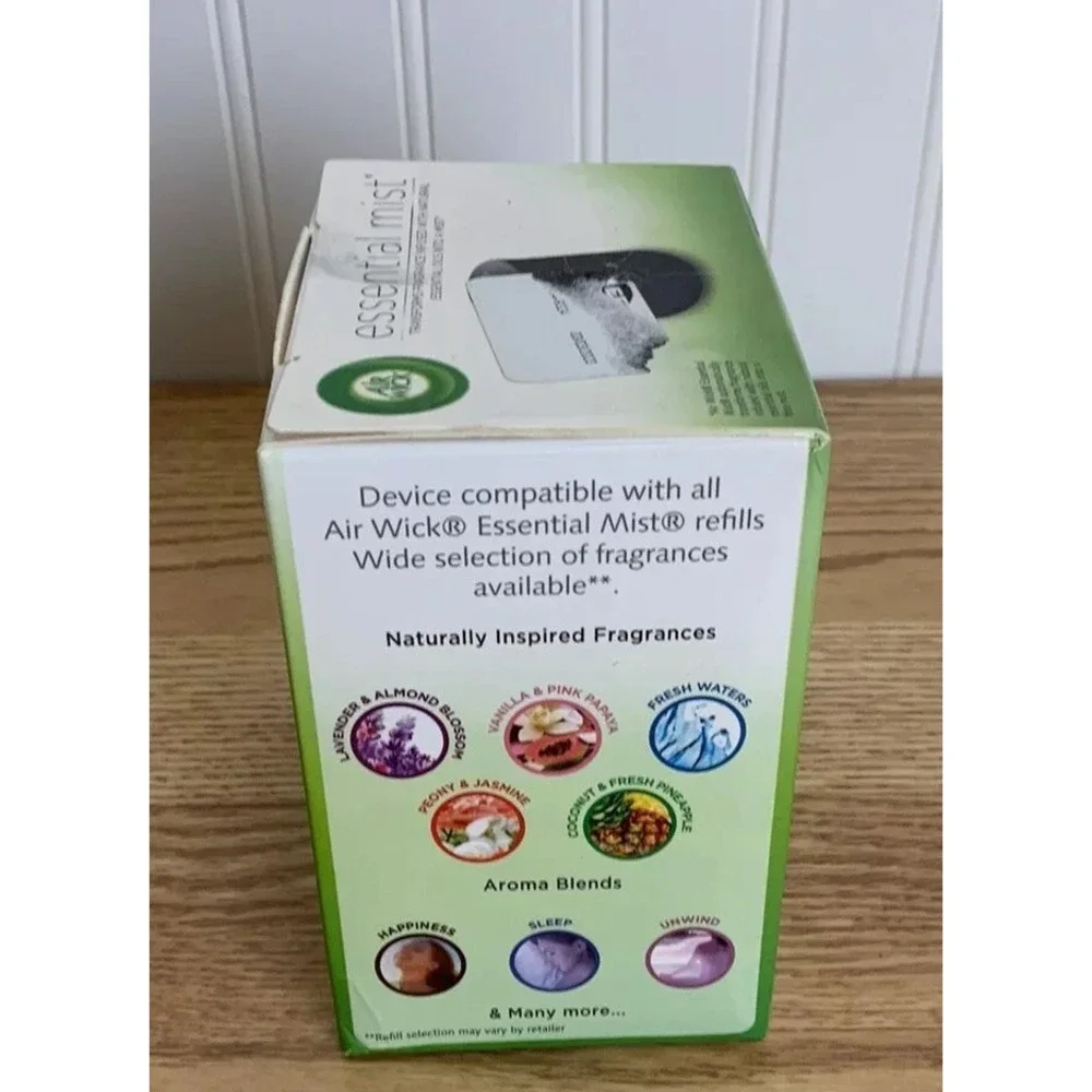 Air‎ Wick Essential Fragrance Oil Mist Diffuser 3 Adjustable Settings